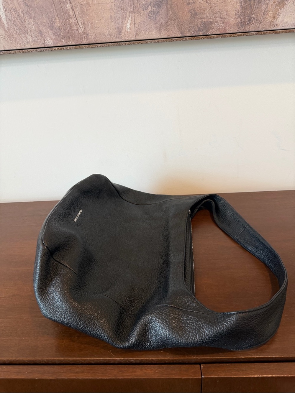 Michael Kors black leather hobo bag - Picture 9 of 17